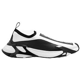 Dolce & Gabbana Logo Pattern Sneakers White Black White