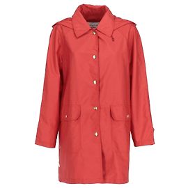 Autre Marque Burberry Mantel aus roter Baumwolle Rot