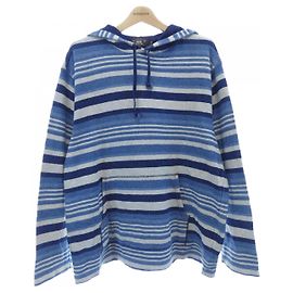 Autre Marque Sweat à capuche Double RL Marron Bleu Autre Bleu Marine