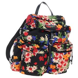 Miu Miu Rucksack Canvas Multicolor Silver Andere