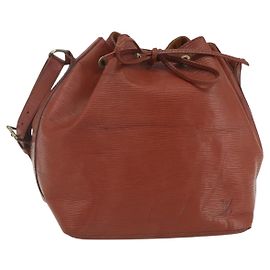 LOUIS VUITTON Epi Petit Noe Shoulder Bag Brown M44103 LV Autre