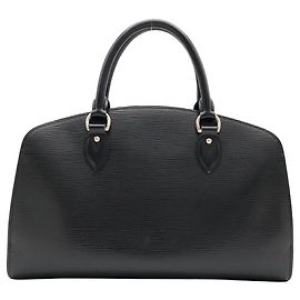 Sac à main Louis Vuitton Epi Pont Neuf PM Noir Noir