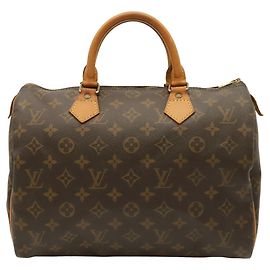 mala Louis Vuitton Monogram Speedy 30 Marrom