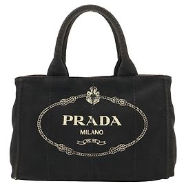 Saco Tote Prada Canapa Preto