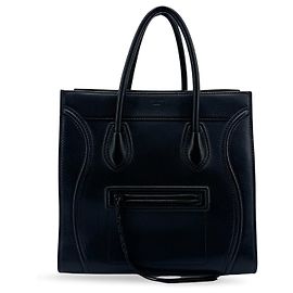 Céline Celine Luggage Smooth Leather Medium Nero
