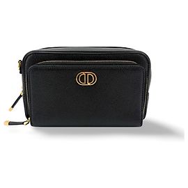 Christian Dior Caro Double Leather Noir