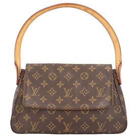 Bolso Louis Vuitton Mini Looping Monogram Castaño