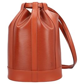 Bolsa de Ombro Louis Vuitton Randonee PM Epi Marrom Multicor