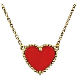 Collana Lucky Alhambra Cuore Van Cleef & Arpels D'oro