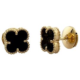 Pendientes Van Cleef & Arpels Sweet Alhambra en oro amarillo de 18K Dorado