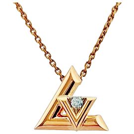 Collana Louis Vuitton Pendant Volte One D'oro