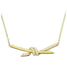 Autre Marque Collar Knot de Tiffany & Co. en oro amarillo de 18K Dorado