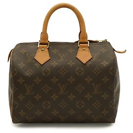 Bolso Louis Vuitton Monogram Speedy 25 Castaño