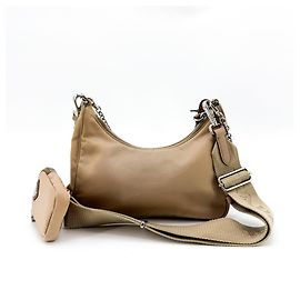 Prada Re-Edition 2005 Tessuto Small Beige