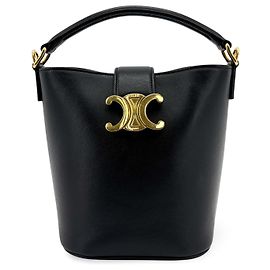 Céline Celine Louise Leather Small Negro