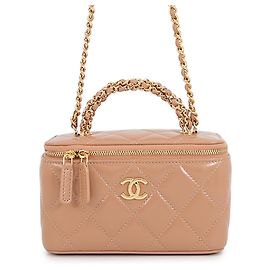 Bolso Vanity con cadena Chanel Beige