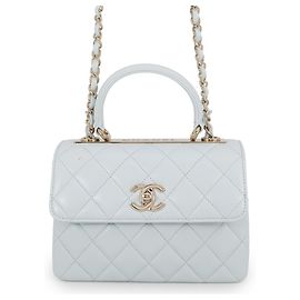 Chanel Matelassé Mini Handbag Light blue