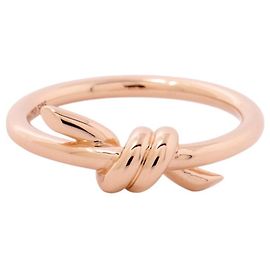 Autre Marque Anillo Banda Knot Tiffany & Co. en oro rosa 18K Otro