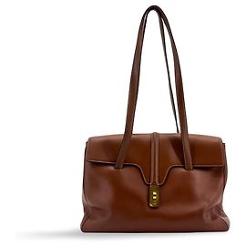 Céline Celine Soft 16 Smooth Calfskin Medium Marrom