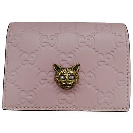 Carteira Gucci Shima Bi-Fold Rosa