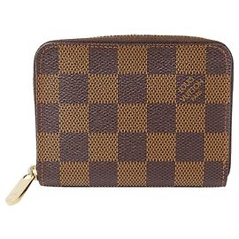 Carteira Bi-Fold Louis Vuitton Damier Canvas Marrom Outro