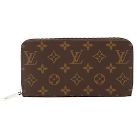 Portefeuille Zippy Monogram Louis Vuitton Marron Bleu Monogramme