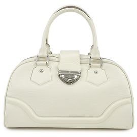Louis Vuitton Montaigne Bowling Epi Leather GM Weiß