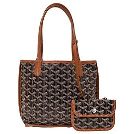 Goyard Ange Mini Handbag Brown Black