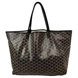 Goyard Saint Louis GM Tote Bag Brown Black White