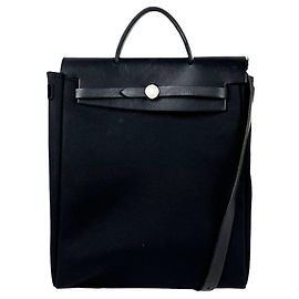 Hermès Hermes HERMES Rucksack - Herbag Ad PM Schwarz