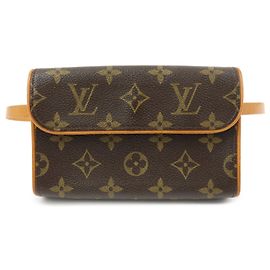 Louis Vuitton Florentine Waist Monogram Canvas Medium Castaño
