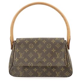 Louis Vuitton Looping Monogram Canvas Mini Castaño