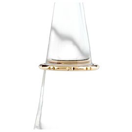 Autre Marque Tiffany & Co. True Band PG Pink Gold Ring Golden