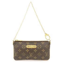 Louis Vuitton Milla Pochette Monogram Canvas MM Marrone