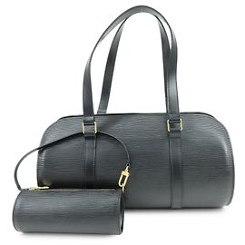 Louis Vuitton Soufflot Epi Leather MM Nero