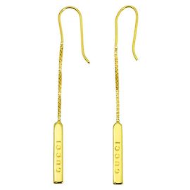 Boucles d'oreilles pendantes Gucci en or jaune 18K Autre