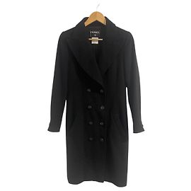 Chanel Mantel schwarz T.34 Schwarz