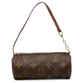 Sac à main Louis Vuitton Monogram Papillon Pochette Marron Marron