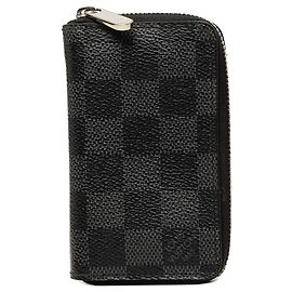 Portamonete Zippy Louis Vuitton Damier Graphite Blu Blu