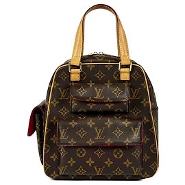 Sac à main Louis Vuitton Monogram Excentri Cite Marron Marron
