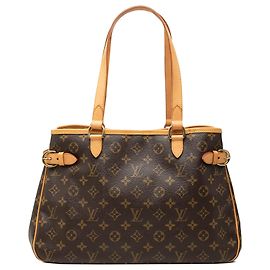 Borsa Tote Orizzontale Louis Vuitton Monogram Batignolles marrone Marrone