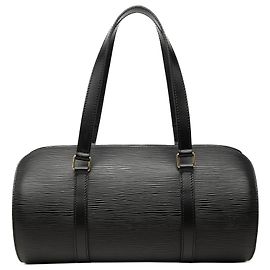 Borsa a mano Louis Vuitton Epi Soufflot Nera Nero