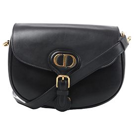 Borsa a tracolla Bobby in pelle Christian Dior Nera Nero