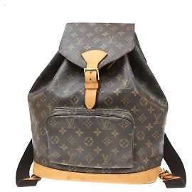 Louis Vuitton Vintage Montsouris Monogram Canvas GM Marrom