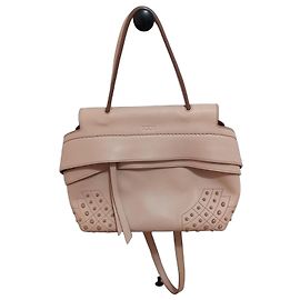 Sac Tod's Wave en cuir rose Rose