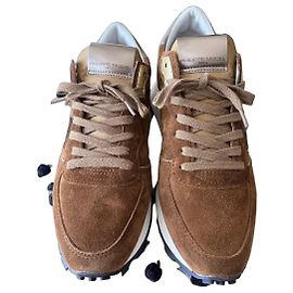 Philippe Model Sneaker aus braunem Wildleder Braun