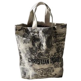 Sac cabas Christian Dior Toile de Jouy