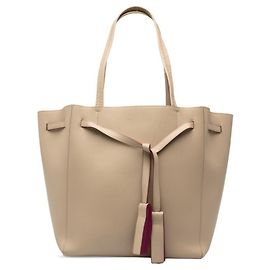 Céline Celine Cabas Phantom Small Tote Bag Beige Purple