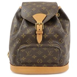 Louis Vuitton Monogram Montsouris MM Backpack Rucksack Brown M51136 Brown