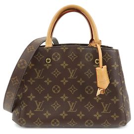 Louis Vuitton Monogram Montaigne BB Sac 2Way Sac à Main Brown M41055 Marron